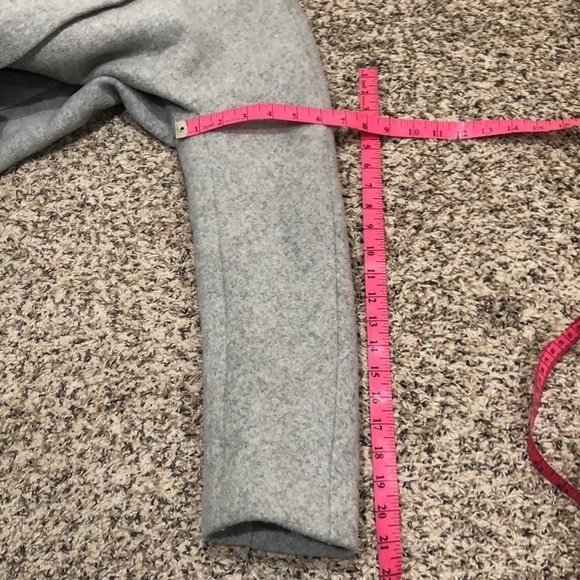 J Crew Pea Coat Peacoat Size 6P 6 Petite Gray Wool Blend - Picture 10 of 11